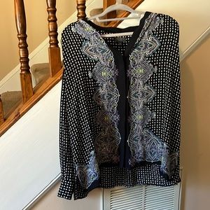 The Limited Collection Paisley Print Long Sleeve Top